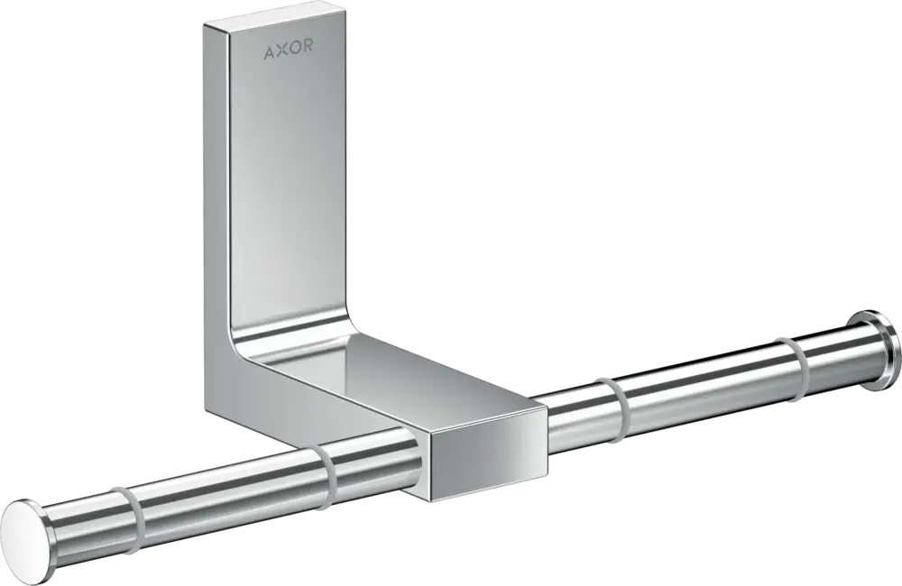Hansgrohe AXOR Universal Rectangular Toilettenpapierhalter doppelt, Chrom Sale