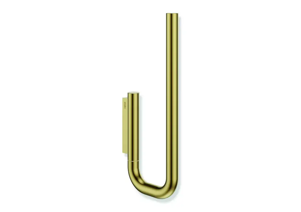 Angebot HEWI Reservepapierhalter Serie 480, 2-fach schwenkbar, PVD gold glänzend, Höhe 227 mm, Tiefe 86 mm, Durchmesser 15 mm