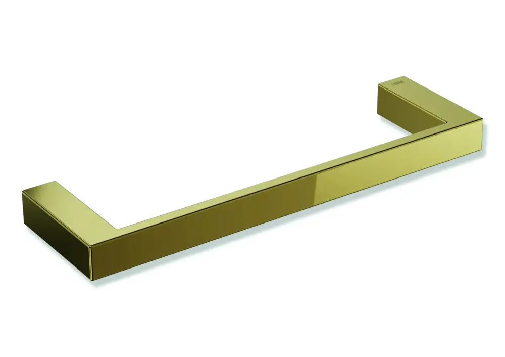 HEWI Handtuchhalter System 900Q, PVD, 250 mm breit, 20 mm hoch, Gold glänzend Neue Ware