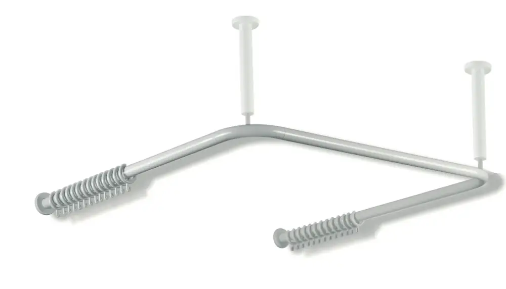 Neue Kollektion HEWI Vorhangstange Serie 801 PG90 Senfgelb