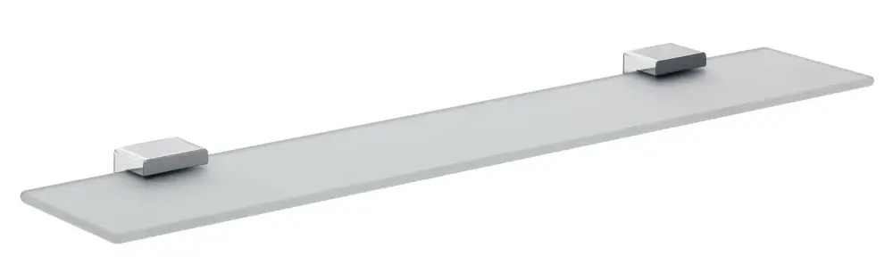 Highlight loft Ablage, Glasteil satiniert 600mm, chrom