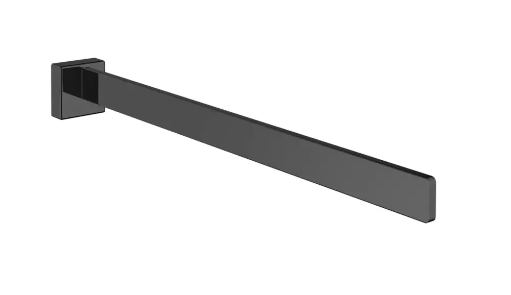 cue Handtuchhalter starr1-armig, 416mm, schwarz Begrenztes Angebot