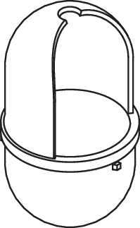 HEWI WC-Bürstenbehälter, Serie 477.20B100, Anthrazitgrau Versand Am Gleichen Tag