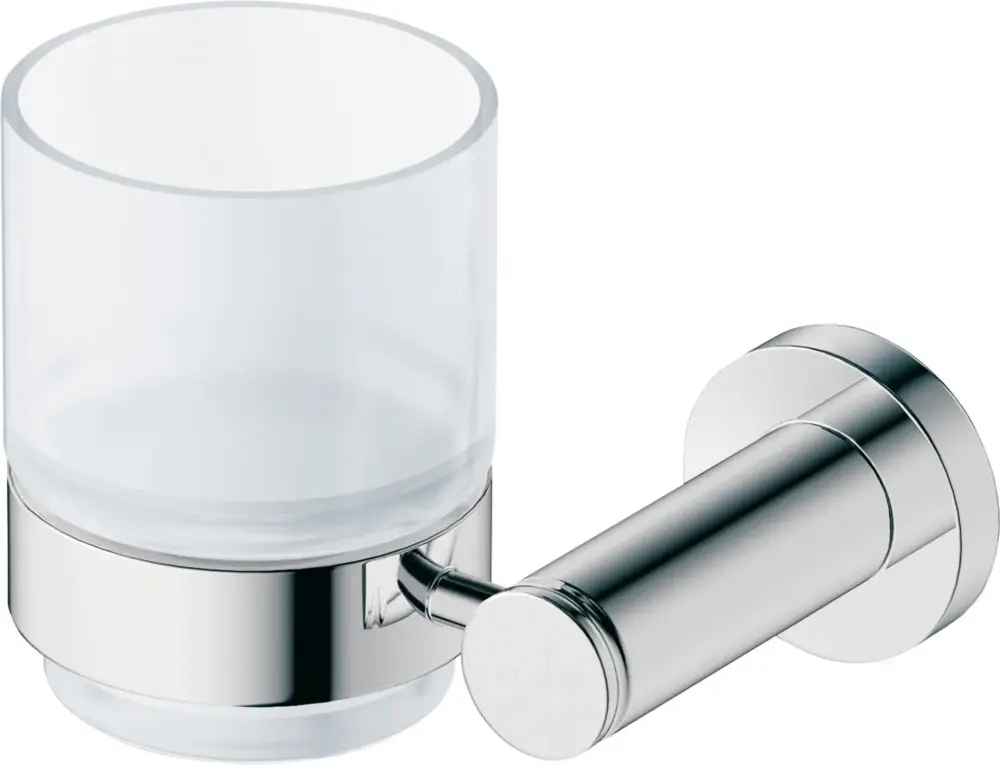 Duravit D-Code Glashalter Glas links, Chrom Schnäppchen