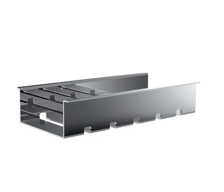 liaison Korb für Reling flach, 192 × 39 × 98 mm, chrom Kostenloser Rückversand