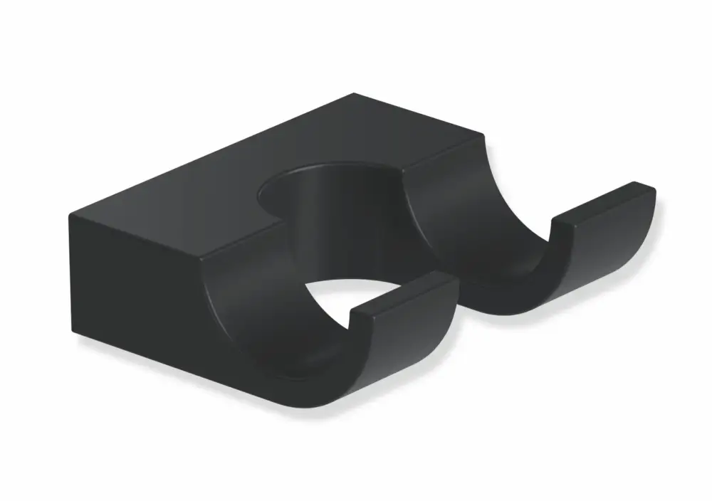 HEWI Doppelhaken System 800 PG71, schwarz tiefmatt Top-Seller