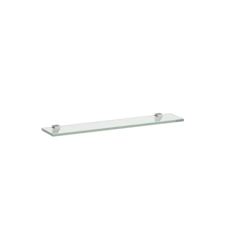 Neue Kollektion Glasablage FRAME 25 120x600x10 mit 2 Wandbefestigungen silbereloxiert