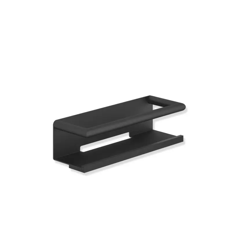 Markenprodukt HEWI System 162 Duschablage, Edelstahl, Schwarz matt
