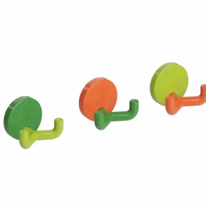 Ausverkauf HEWI Doppelhaken 3er Set, Polyamid, Fb 74⁄72⁄36, Tiefe 44 mm, Rosettendurchmesser 50 mm