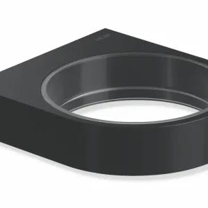 Aktuell HEWI Halter System 800 PG71, Metall, pulverbeschichtet, schwarz tiefmatt