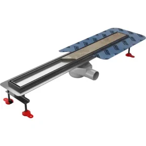 Duschrinne 70 cm Wiper Premium Pure (befliesbar) Neue Kollektion