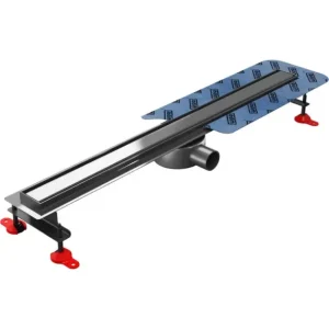 Versand Am Gleichen Tag Niedrige Duschrinne 110 cm Wiper Premium Slim Ponente(geschlossen)