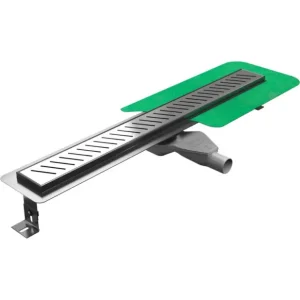 Neu Im Sortiment Budget-Duschrinne 120 cm Sieme Steel Komplett-Set