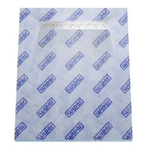 Ausverkauf Duschelement für Vinylboden 90 x 150 cm 4-seitiges Gefälle mit Rinne Wiper Showerlay Line VF Mistral