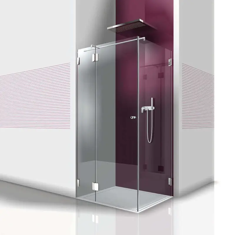 Bestseller Glasdusche Papillon 2-210, 1flg. Duschtür mit Festteil in eine Ecke