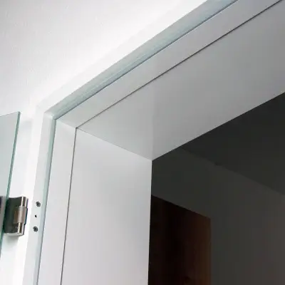 Umfassungszarge ALU für Glastüren, eckig, Wanddicke 191-240 mm Aktuell