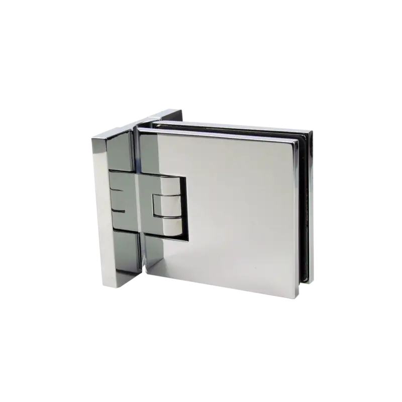Direkt Vom Hersteller Flamea+ Pendeltürband für Dusche und Sauna, Glas an Wand 90°, beidseitige Befestigungslasche