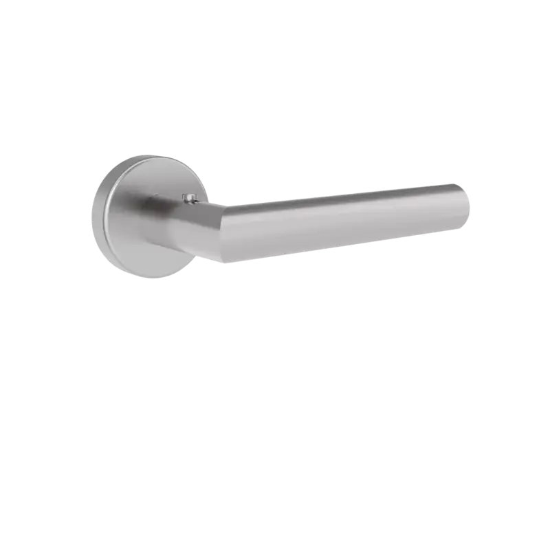 Türgriff Smart2Lock Rosetten rund L-Form gerade Modell Javara Edelstahl Klipprosette Preisreduziert