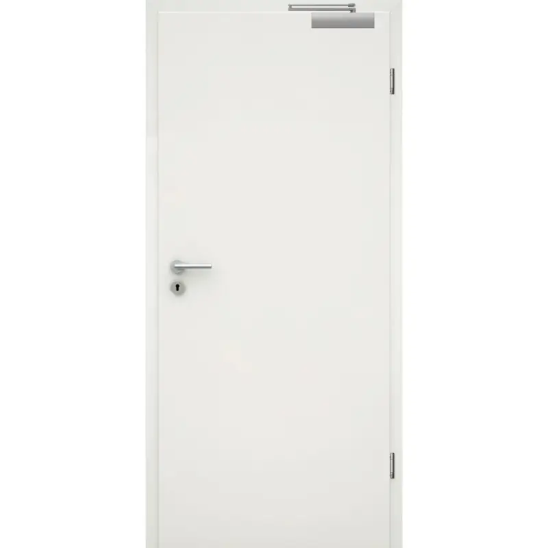 Mega-Angebot Brandschutztür T30 mit Zarge CPL soft-weiß Designkante