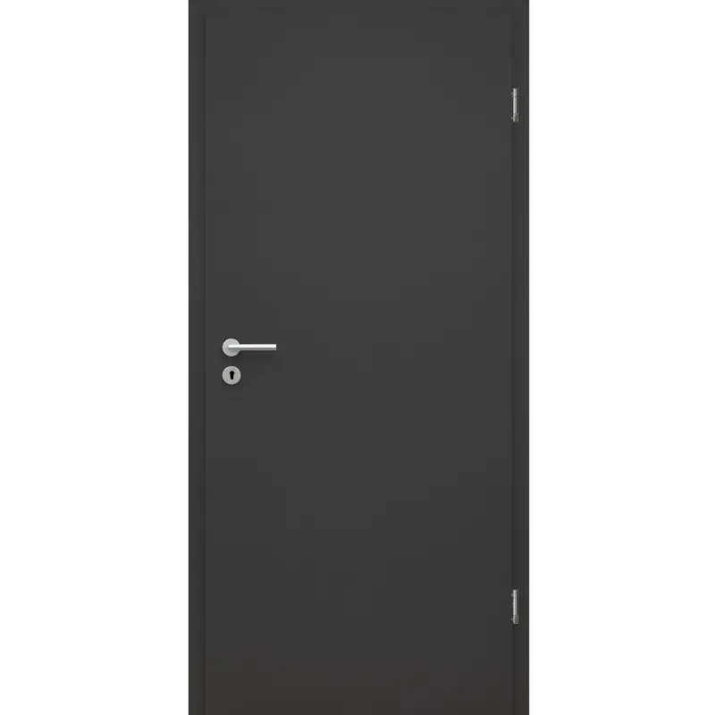 Letzte Chance Einbruchschutztür RC2 mit Zarge CPL Anthrazit ähnlich RAL 7016 Designkante