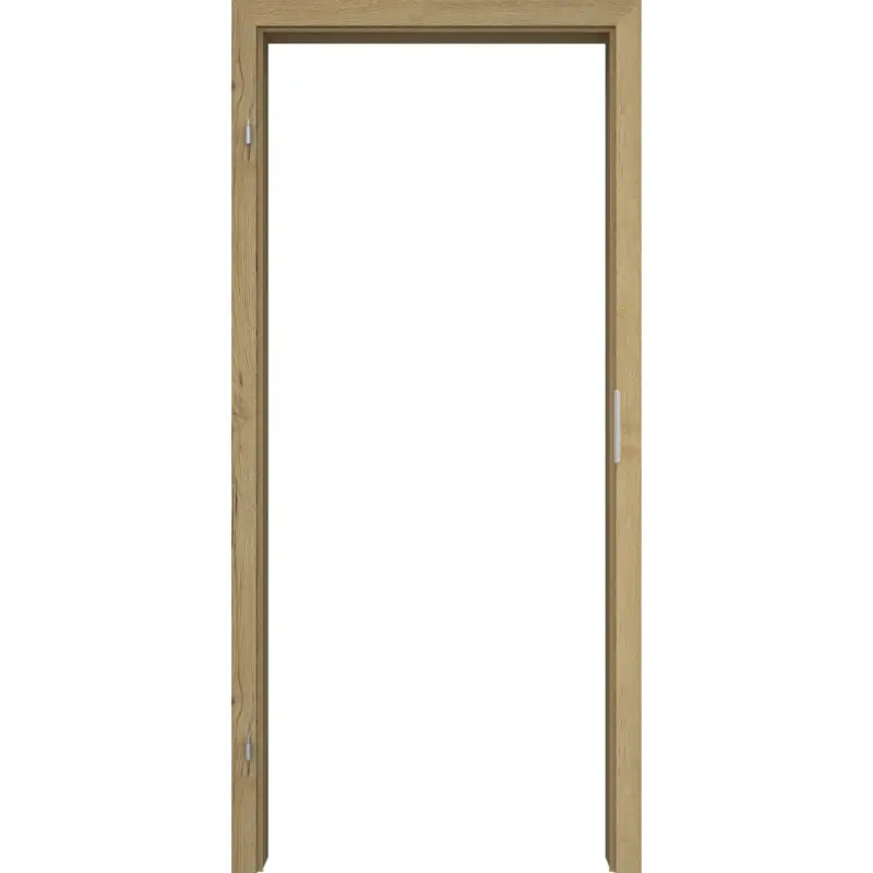 Must-Have Türzarge CPL Struktur Fachwerk Natur-Eiche Designkante 80 mm Bekleidung