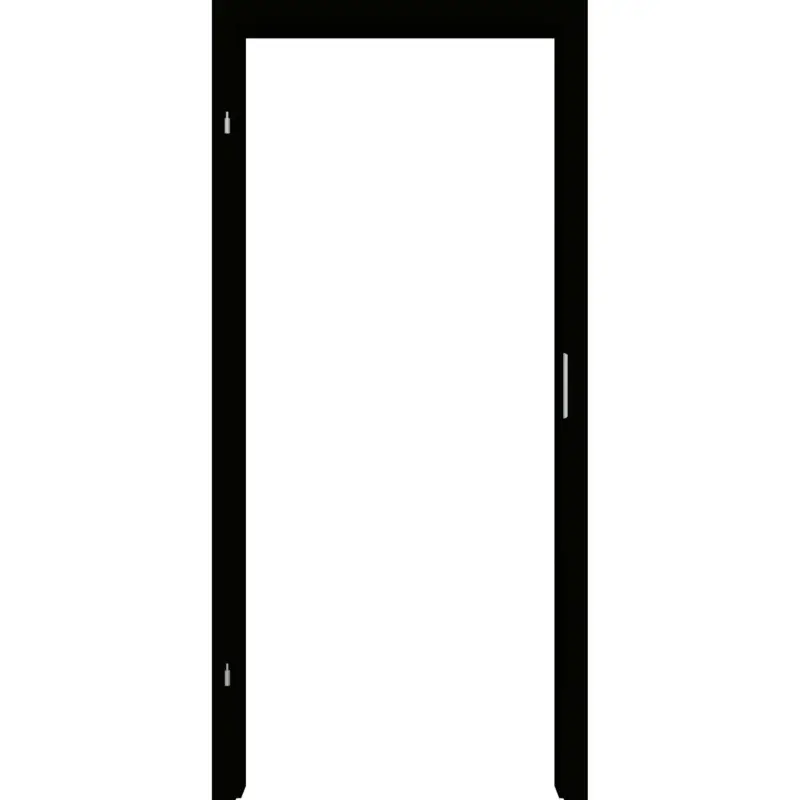 Sale Türzarge CPL SamtMatt Schwarz Designkante 60 mm Bekleidung
