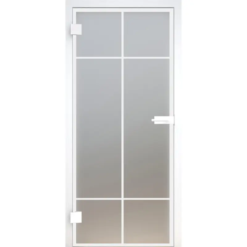 Glastür Loft-Design Weiß Modell DWS7 satiniert / matt Abverkauf