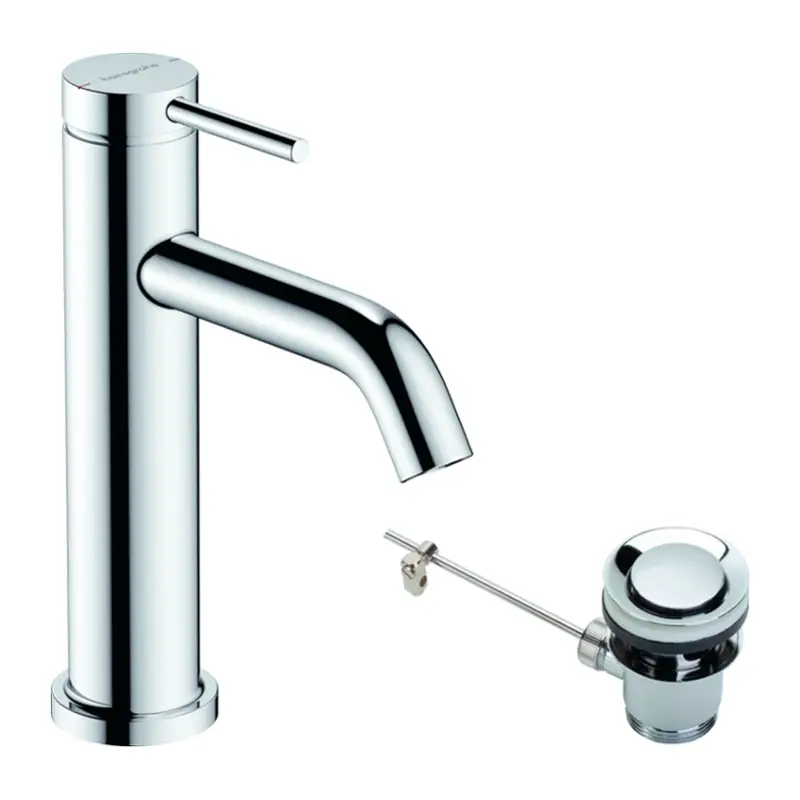 Angebot Hansgrohe Tecturis S Waschtischarmatur 110 mit EcoSmart+, mit Zugstangen-Ablaufgarnitur, chrom