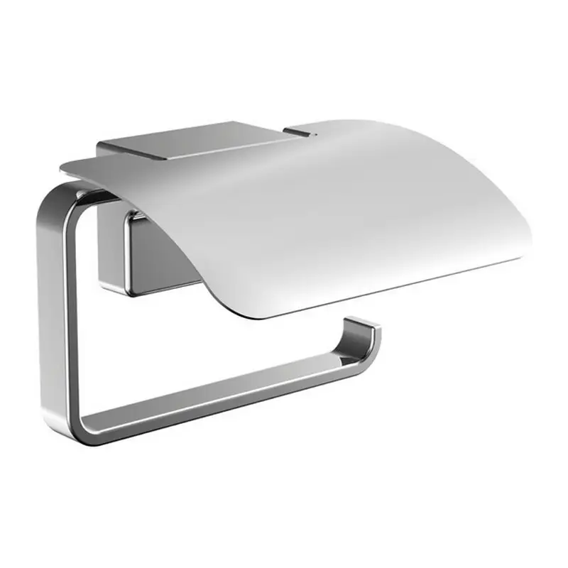 Zertifiziert Emco Cue Papierrollenhalter mit Deckel chrom