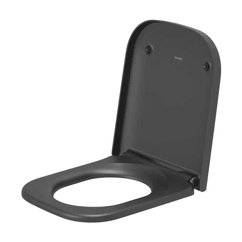 Beliebt Duravit Happy D.2 WC-Sitz mit Absenkautomatik SoftClose schwarz matt