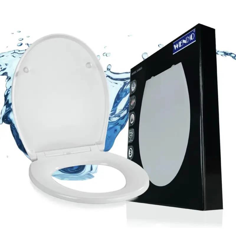 Abverkauf WC Sitz Mod. Samos WeißToilettendeckel mit Absenkautomatik