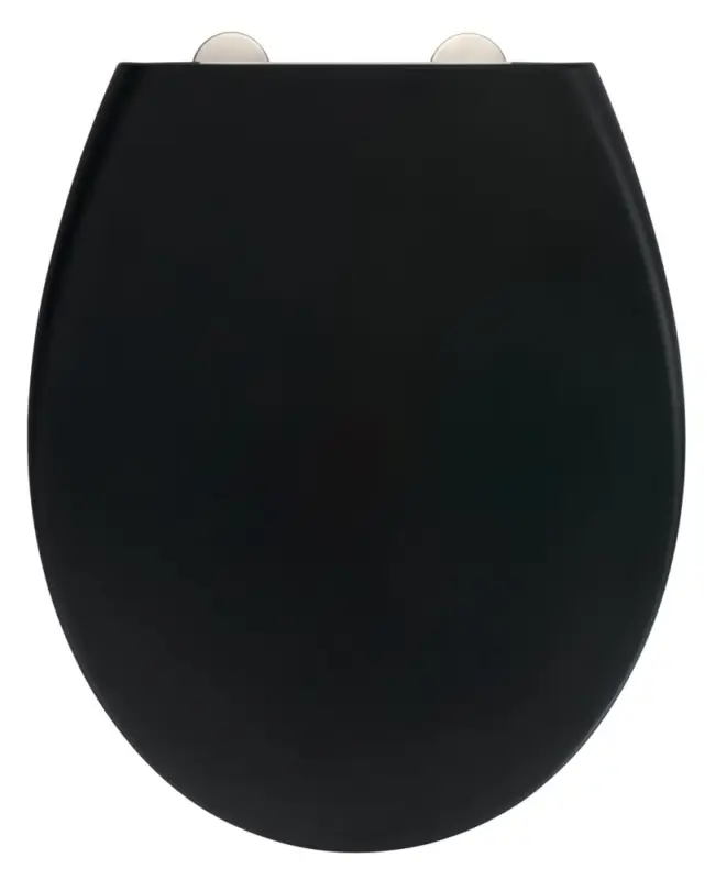 Premium WC-Sitz Mod. Ikaria Schwarz mattDuroplast, mit Absenkautomatik Mega-Angebot