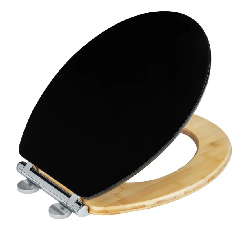 WC-Sitz Mod. Bambusa Blackaus MDF und Bambus Direktkauf