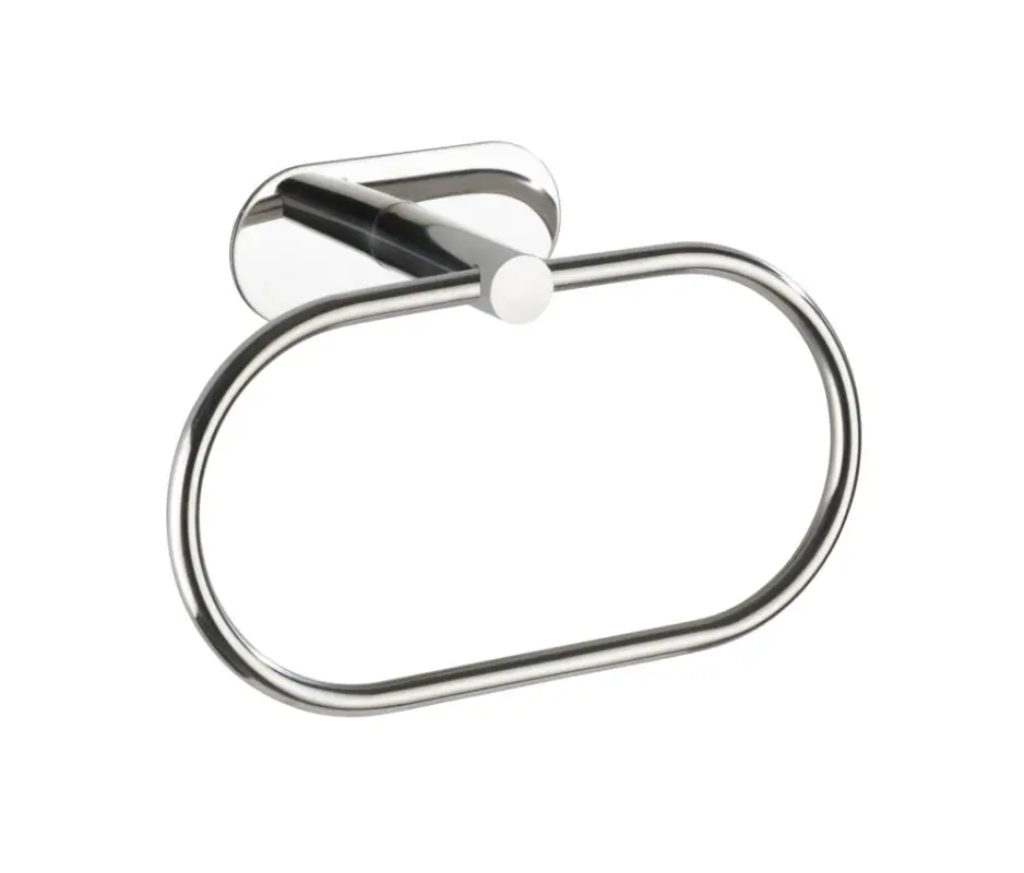 Turbo-Loc® Edelstahl Handtuchring Mod. Orea ShineHandtuchhalter, Befestigen ohne bohren Gratis Versand