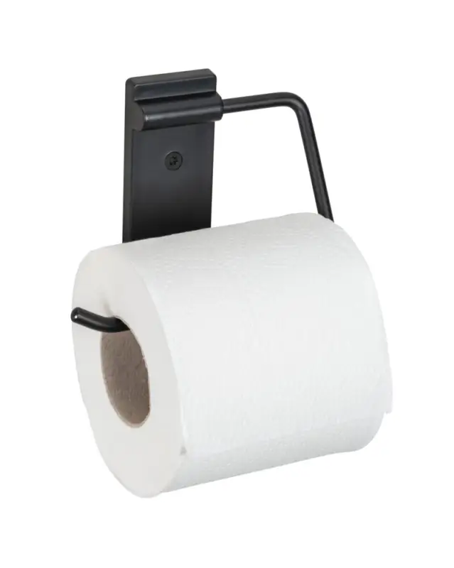 Must-Have Toilettenpapierhalter Mod. Basic Blackaus Edelstahl