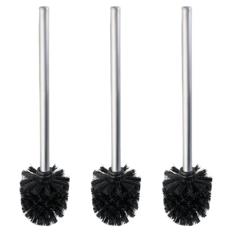 WC-Bürste mit Edelstahlstiel Matt Ø 8 x 35 cm, 3er Set Sofort Bestellen