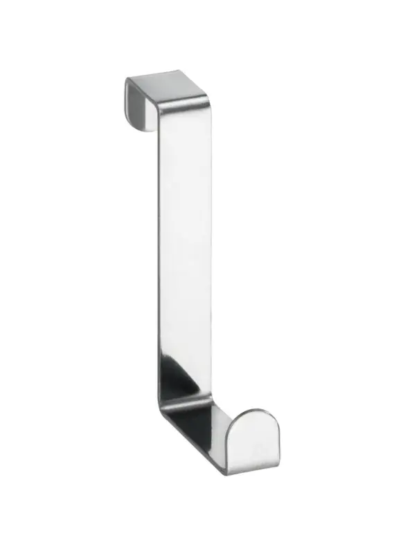 Türgarderobenhaken Edelstahl, 6er Setfür Türfälzen von 2 bis 4 cm Wochenendangebot
