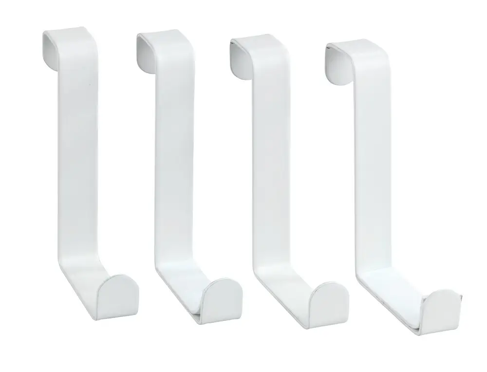 Kracherpreis Türgarderobenhaken4er Set, Weiß matt