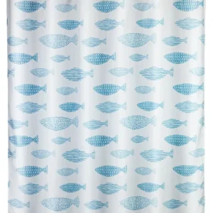 Anti-Schimmel Duschvorhang Mod. AquamarinTextil (Polyester), 180 x 200 cm, waschbar Sofort Bestellen