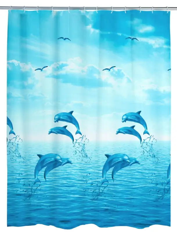 Abverkauf Duschvorhang Mod. Dolphin, 180 x 200 cm180 x 200 cm