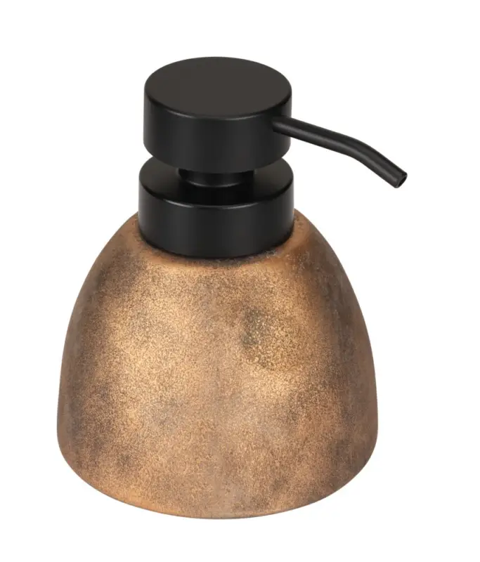 Top-Seller Seifenspender Mod. Tremea, bronze/schwarz, Keramik, 0,3 ledles Design in bronze matt