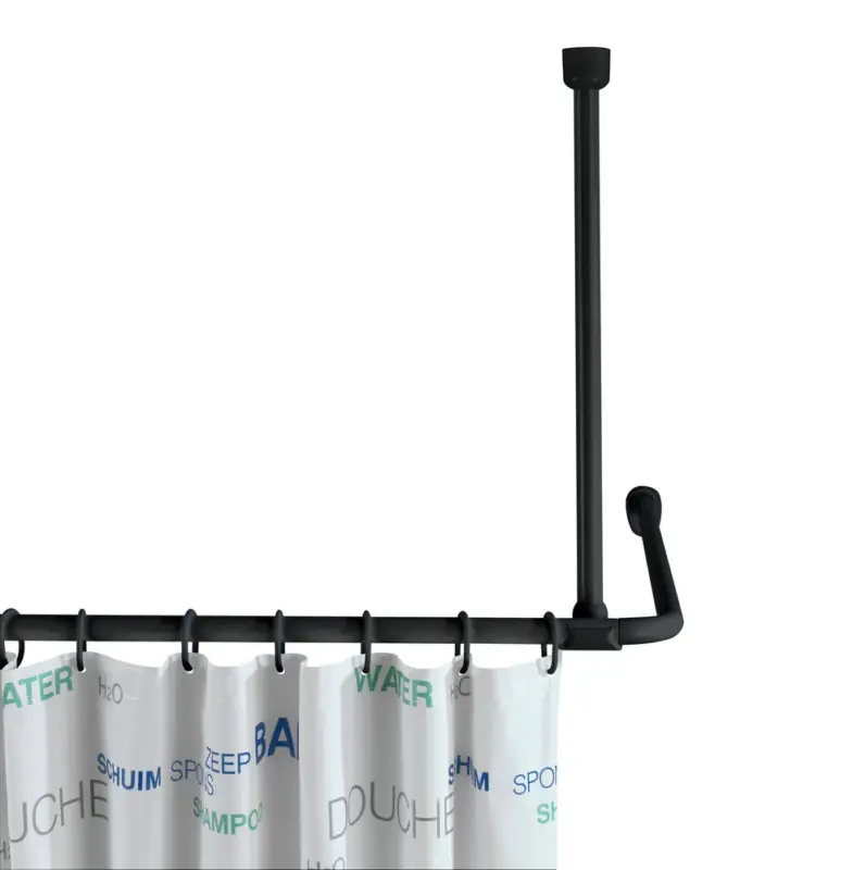 Top-Preis Deckenstütze für Duschstangen Schwarz57 cm