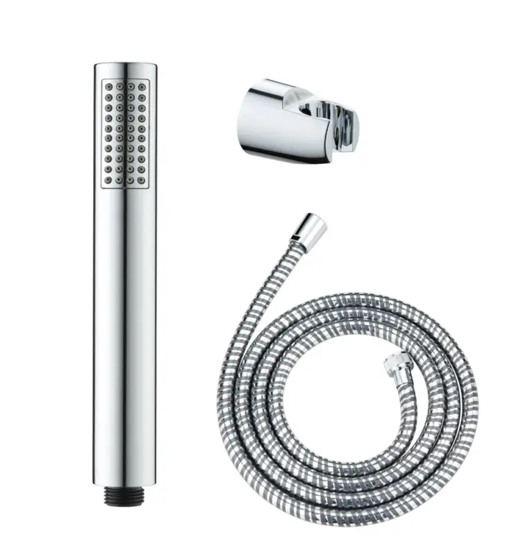 Mod. Basic Line Duschkopf Set Wanne, 3-teiligklassische Stab-Handbrause Angebot