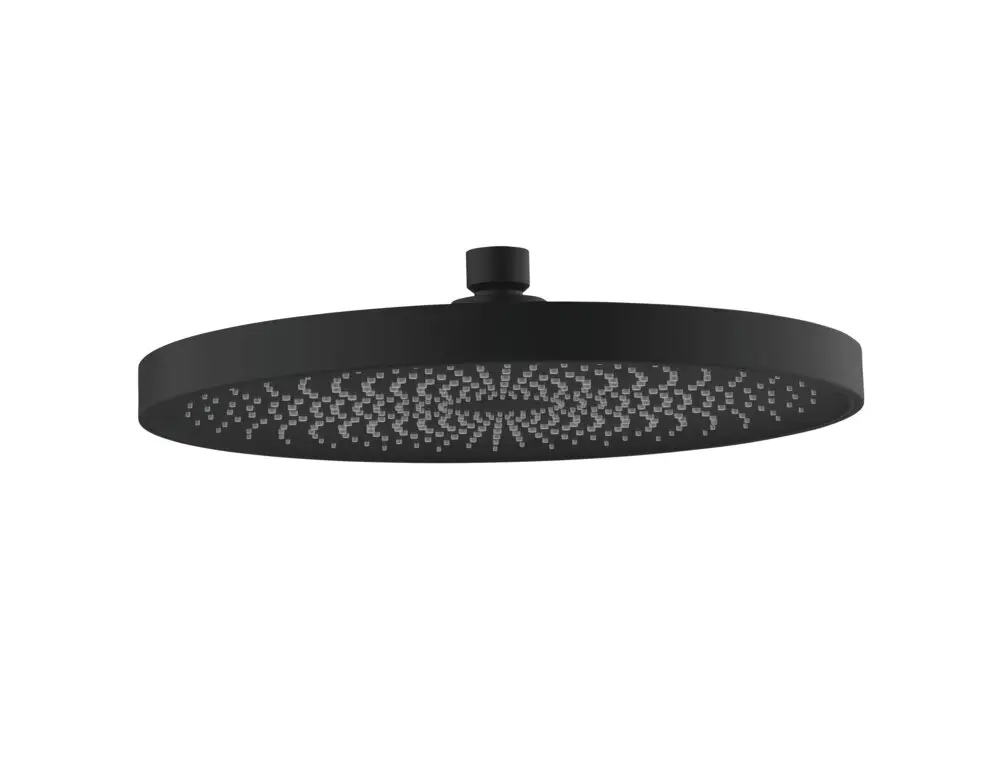 Duschkopf Mod. Softwater Schwarz mattØ 26 cm Gratis Versand