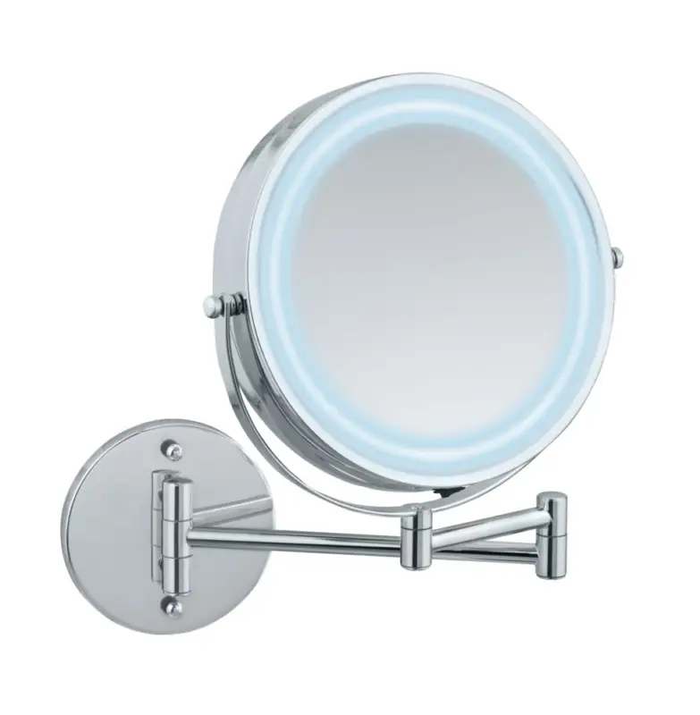 Nur Heute Power-Loc® LED Wandspiegel Lumi5-fach Vergrößerung, Befestigen ohne bohren