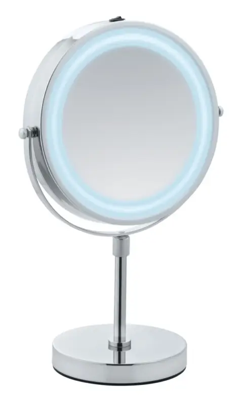 Mega-Angebot LED Kosmetikspiegel Mod. LumiStandspiegel, 5-fach Vergrößerung
