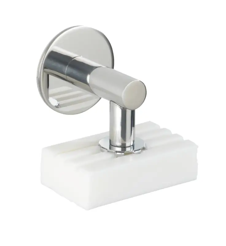 Begrenztes Angebot Turbo-Loc® Edelstahl Magnetseifenhalter GlänzendSeifenhalter mit Magnet und Turbo-Loc Wandbefestigung zum Ankleben