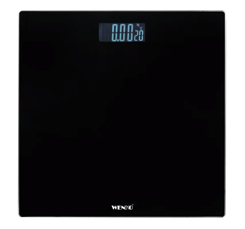 Personenwaage LCD Schwarzdigitale Körperwaage mit LCD-Display Wochenendangebot