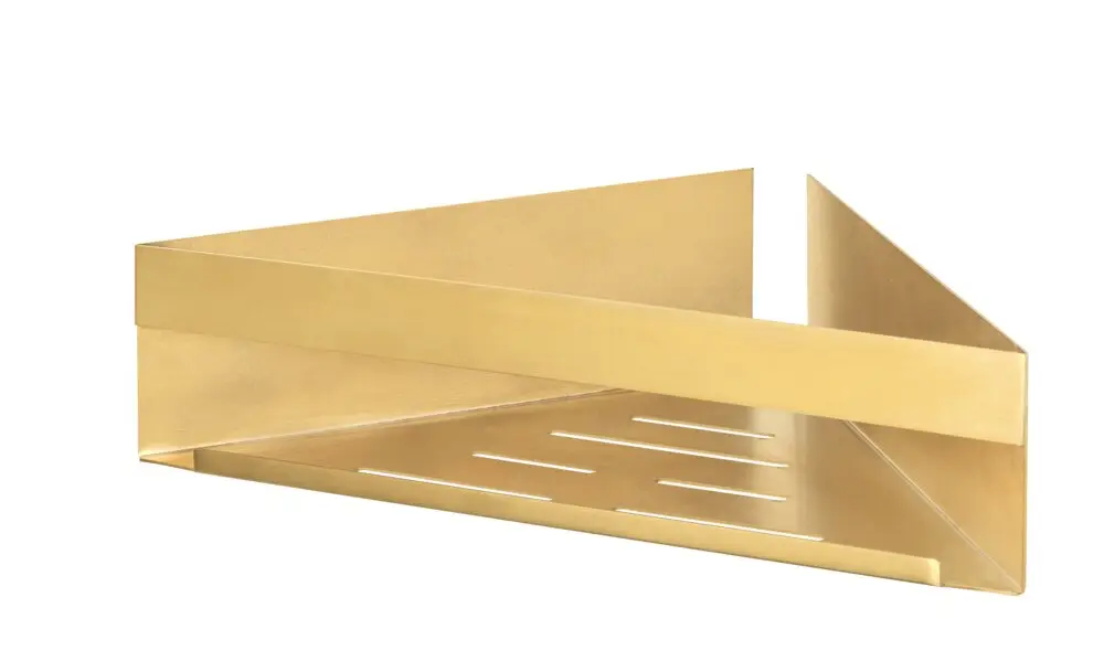 Ausverkauf Turbo-Loc® Eckablage Mod. Genova Gold Matt