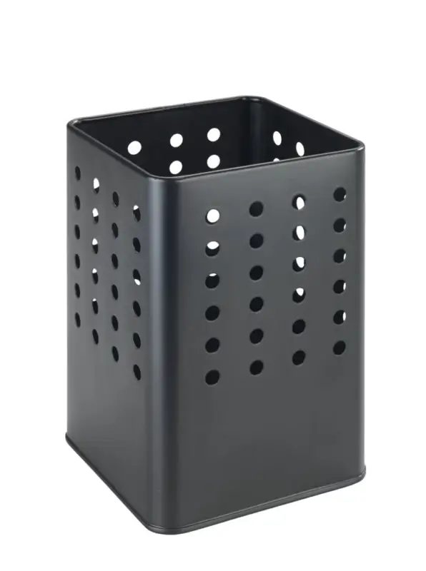 Utensilienhalter Mod. Silio SchwarzIn modernem matten Schwarz Preis Gesenkt